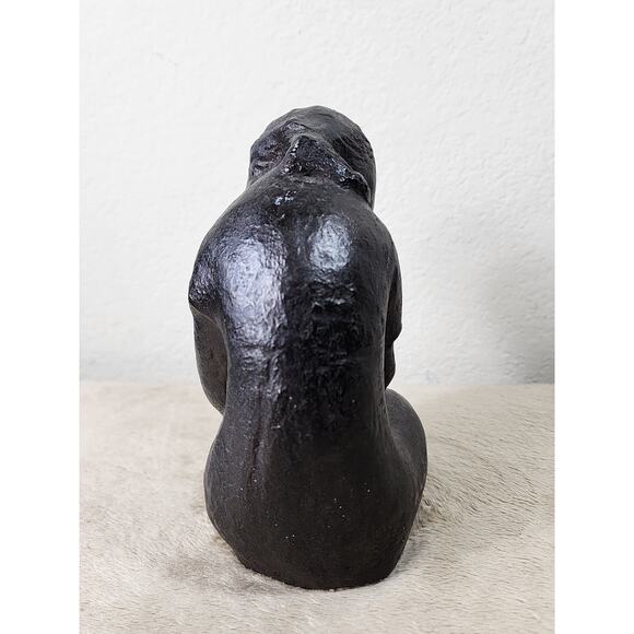 Austin Productions Sculpture 1970 Woman Girl Seated Statue Mid Century Vintage - Picture 8 of 14